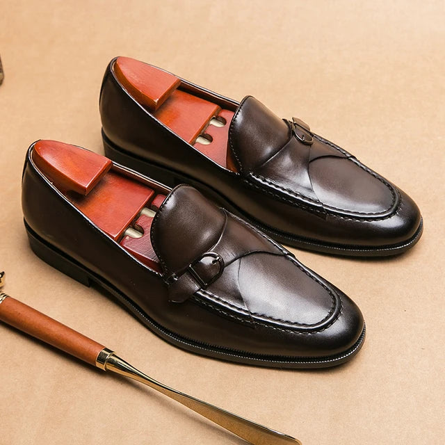 Pavarotti Classic Suede Leather Shoes