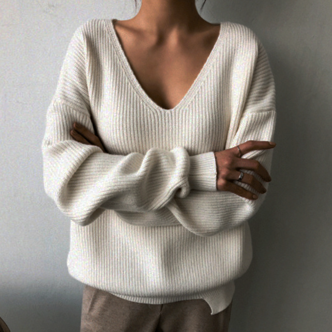 Rivelle Ace Wool V-Neck Sweater