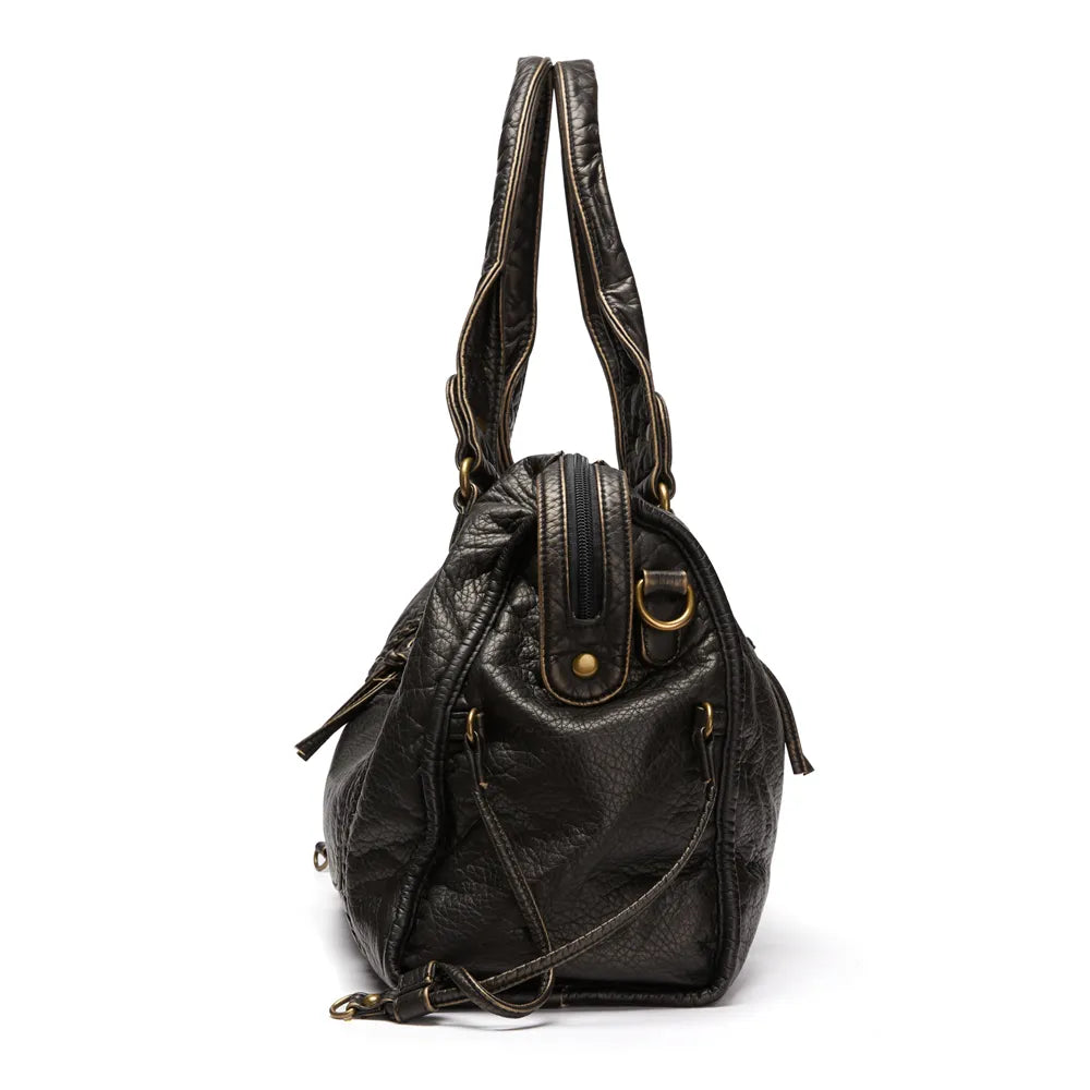 Verse Leather Shoulder Bag