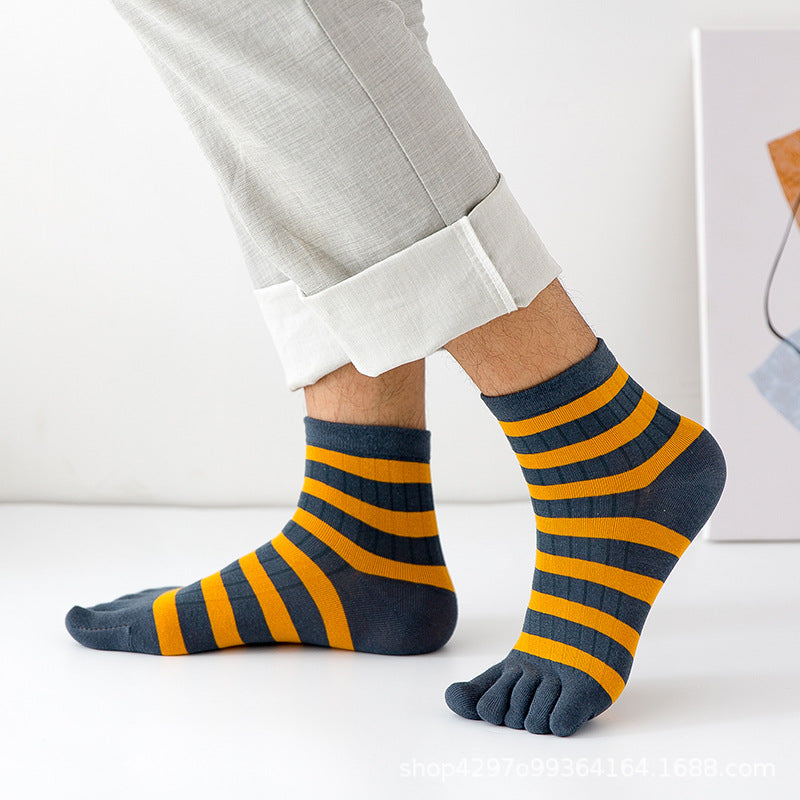 Lorano Premium Cotton Toe Socks