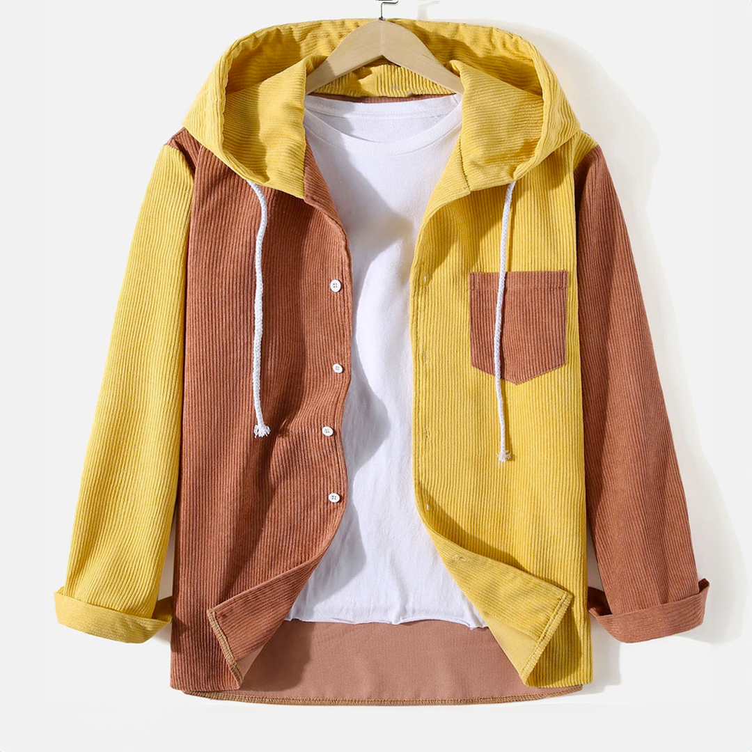 Camden Hooded Corduroy Shirt