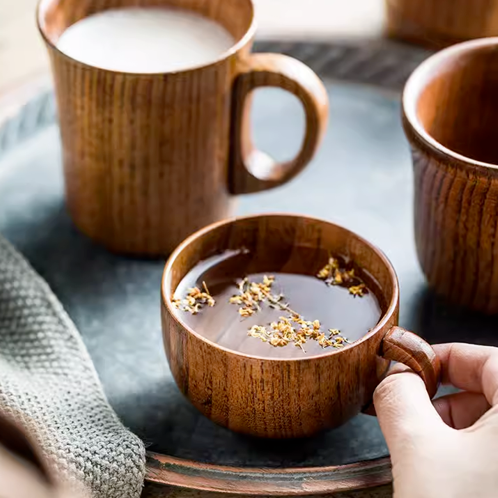 Nódoa Wooden Mugs