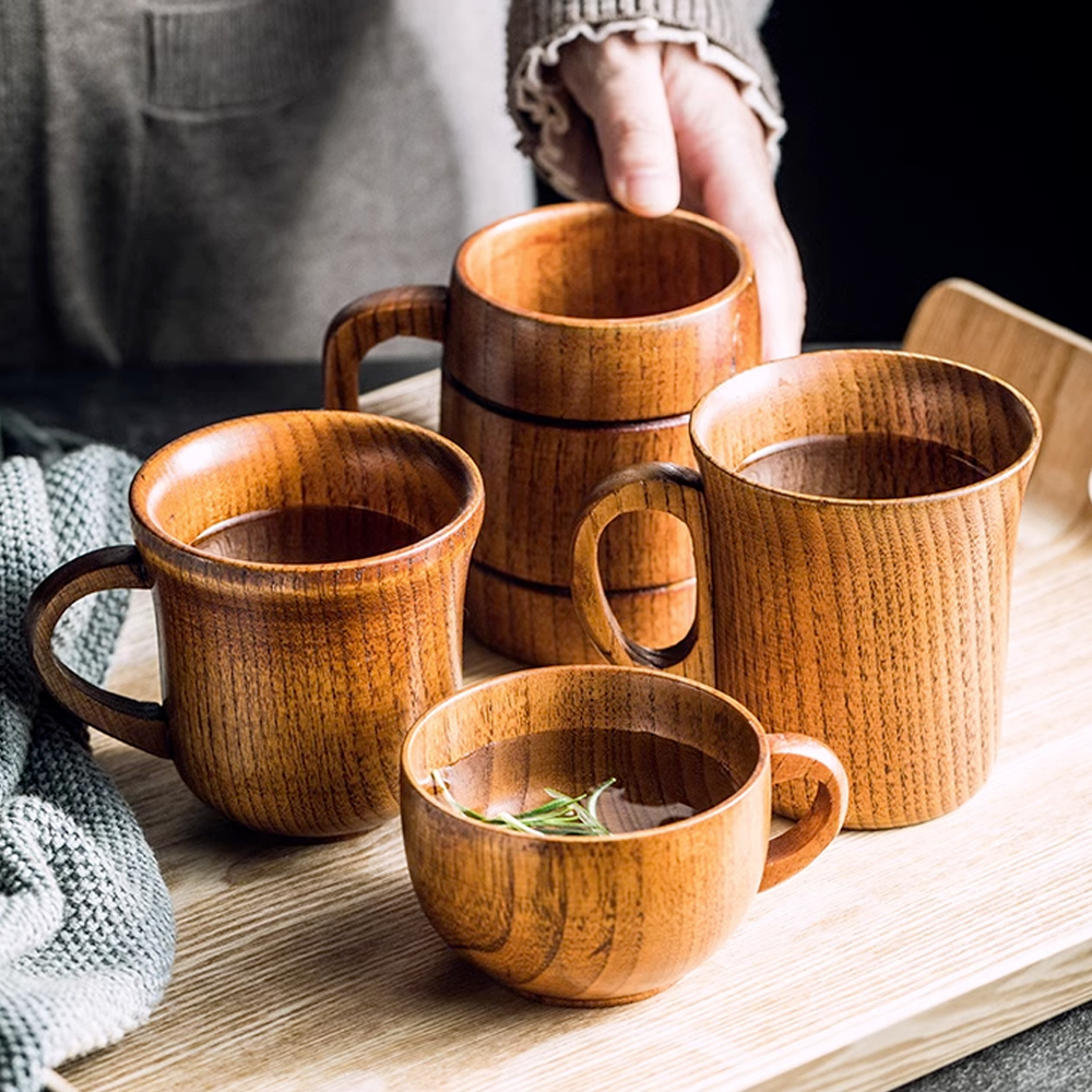 Nódoa Wooden Mugs