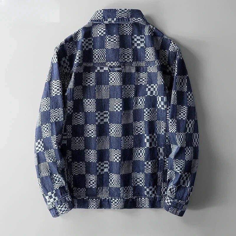 Hawkeye Denim Checkered Jacket