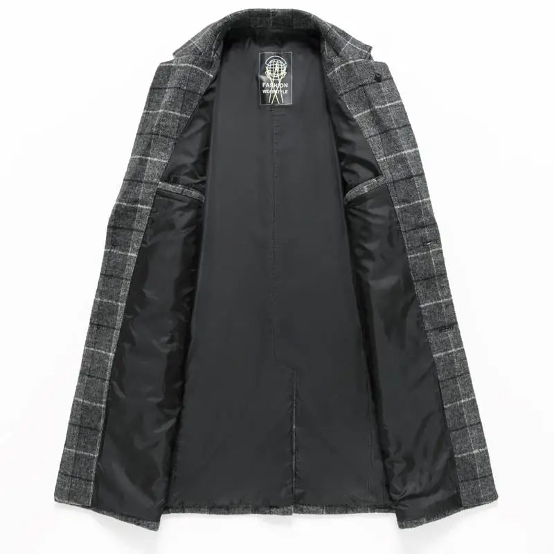 Sebastian Verve Plaid Trench Coat