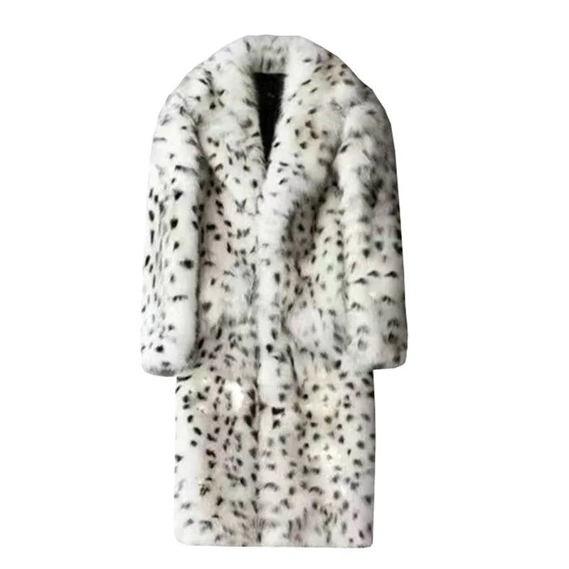 Victor Élan Premium Leopard Coat