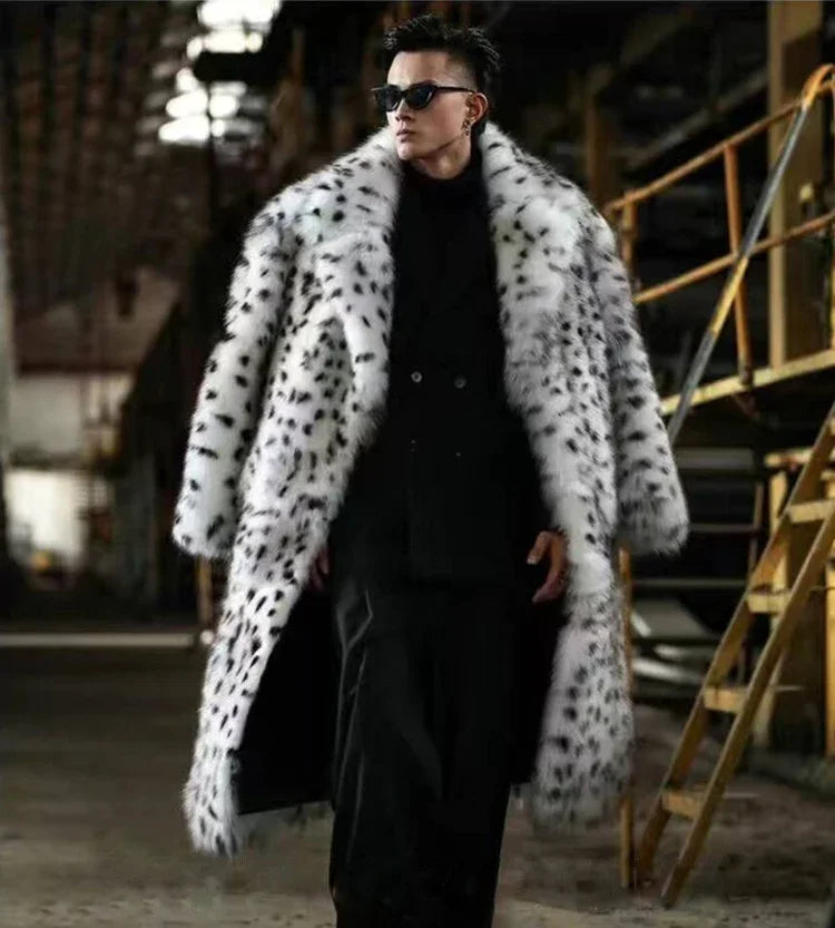 Victor Élan Premium Leopard Coat