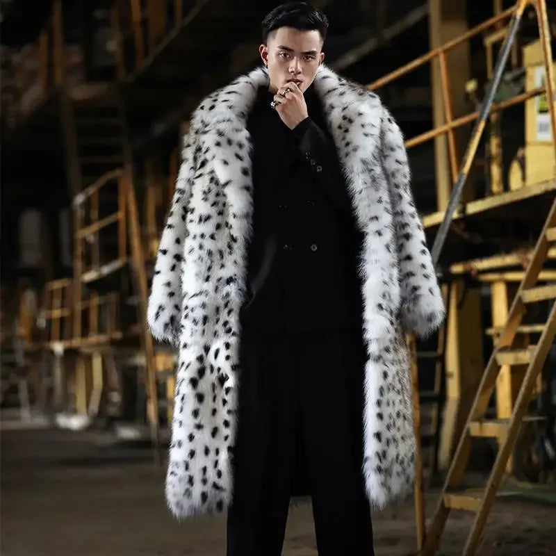 Victor Élan Premium Leopard Coat