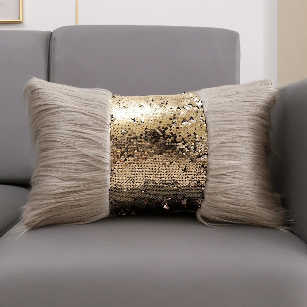 Massa Mink Sequin Pillow Cover