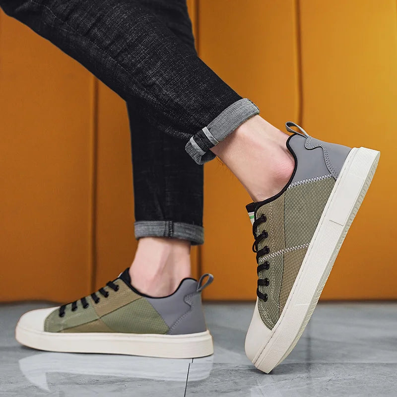 Miles Code Patchwork Sneakers