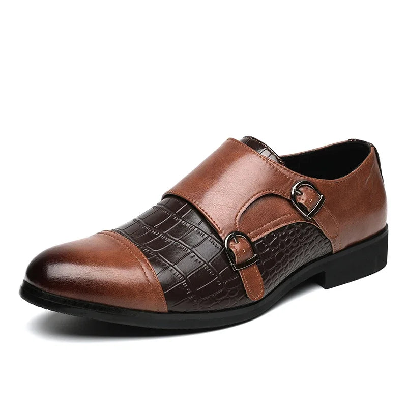 Luciano Pavarotti  Croco Leather Shoes