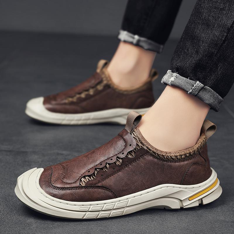 Harlow Leather Slip-On Sneakers