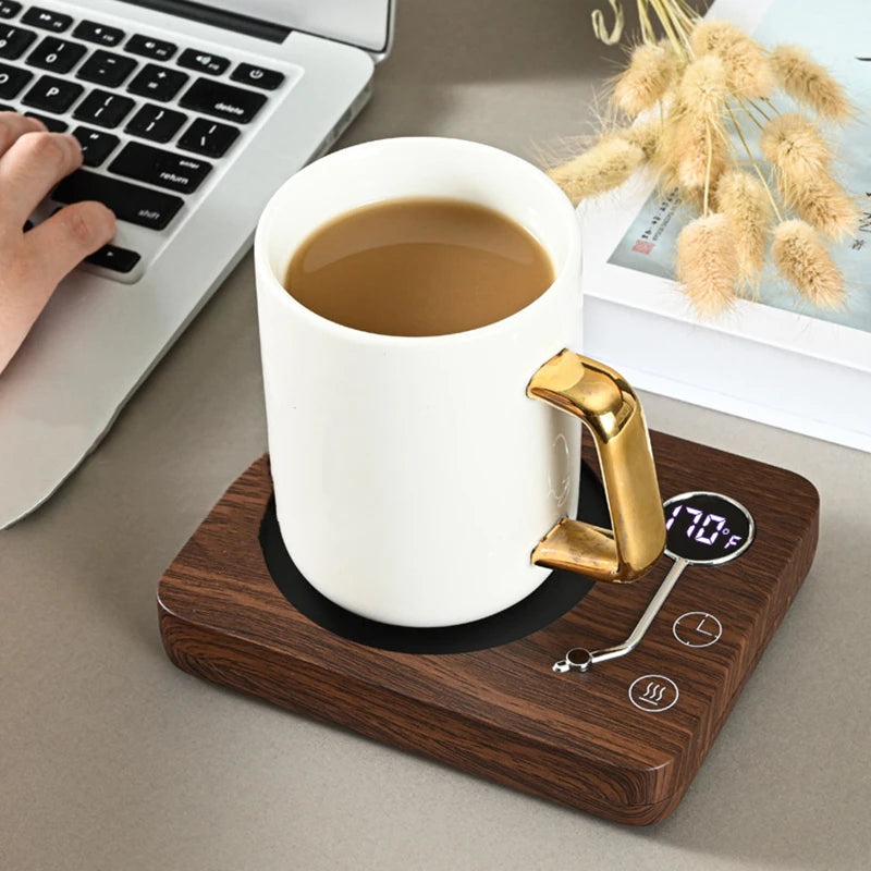 Elegansa Wood Grain Mug Warmer