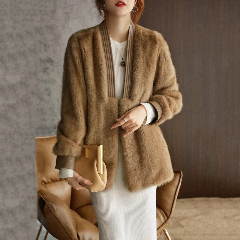 Sofia Regale Premium Mink Style Coat