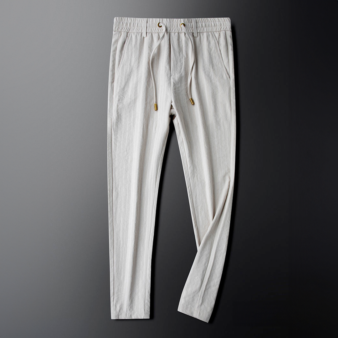 Harlow Striped Linen Pants