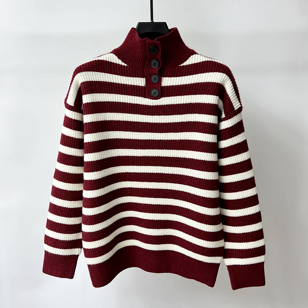 Morandi Striped Knitted Jumper