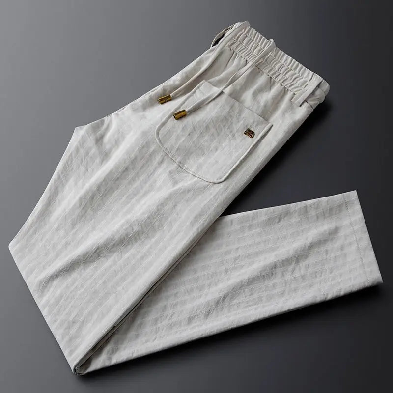 Harlow Striped Linen Pants