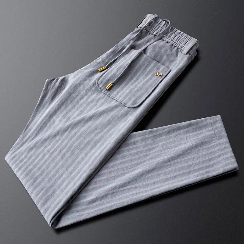 Harlow Striped Linen Pants