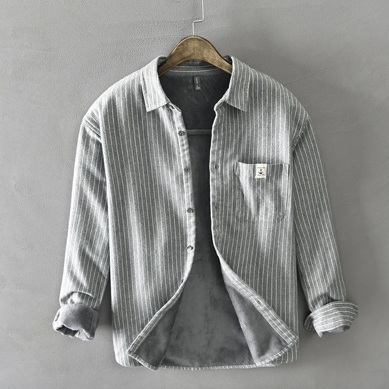 Miles Donovan Striped Luxe Shirt