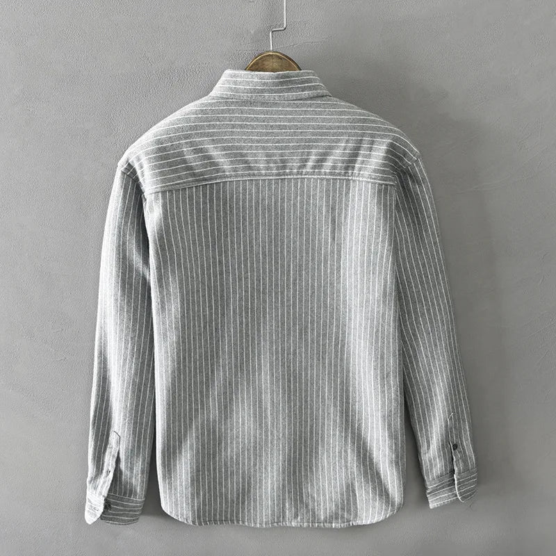 Miles Donovan Striped Luxe Shirt